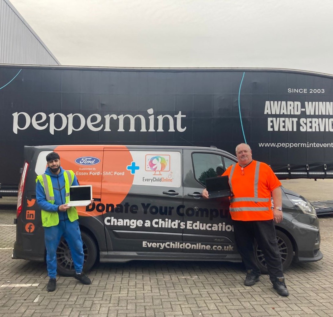 Peppermint donates to Every Child Online Charity