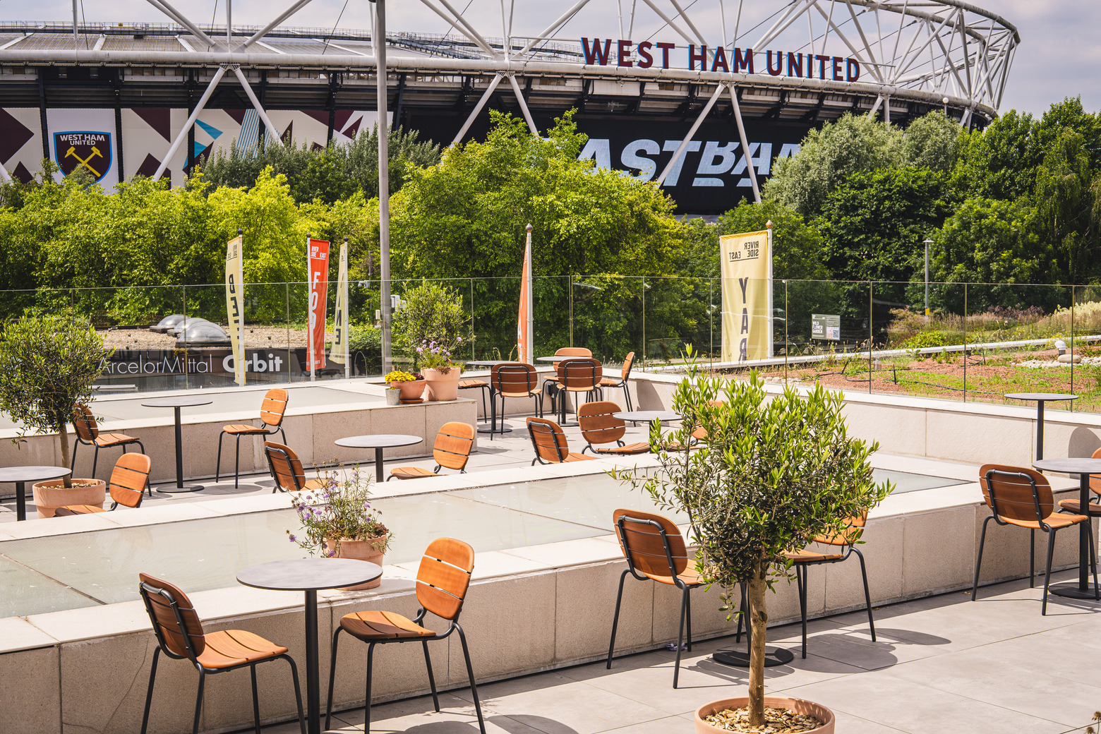 Riverside East Upper deck